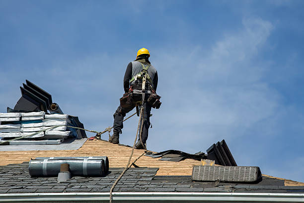 Professional Roof Installation technician working in Dollar Bay, MI